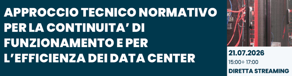 Locandina Evento Datacenter 21 luglio 2026